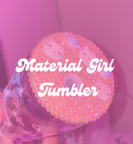 Material Girl Libbey Glass Tumbler