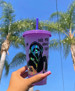 Surprise Ghost Face Cold Cup Tumbler