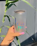 Name Frosted Glass Tumbler